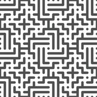 Abstract seamless geometric shape lines pattern vector