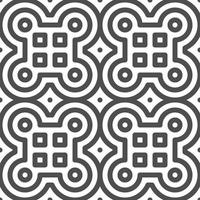 Abstract seamless geometric shape lines pattern vector