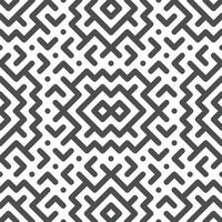 Abstract seamless geometric shape lines pattern 10 vector