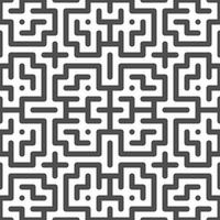 Abstract seamless geometric shape lines pattern 10 vector