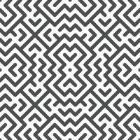 Abstract seamless geometric shape lines pattern vector