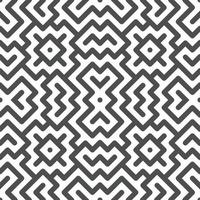 Abstract seamless geometric shape lines pattern 10 vector