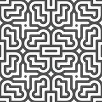 Abstract seamless geometric shape lines pattern vector