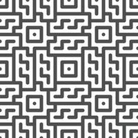 Abstract seamless geometric shape lines pattern 10 vector