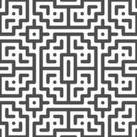 Abstract seamless geometric shape lines pattern vector