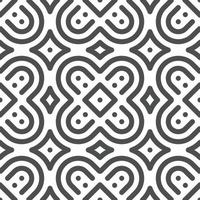 Abstract seamless geometric shape lines pattern vector