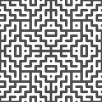 Abstract seamless geometric shape lines pattern 10 vector