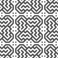 Abstract seamless geometric shape lines pattern vector