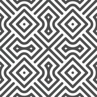 Abstract seamless geometric shape lines pattern vector