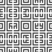 Abstract seamless geometric shape lines pattern vector