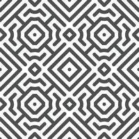 Abstract seamless geometric shape lines pattern vector