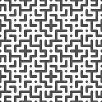 Abstract seamless geometric shape lines pattern 10 vector