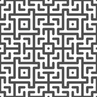 Abstract seamless geometric shape lines pattern 10 vector