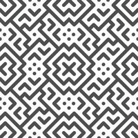Abstract seamless geometric shape lines pattern vector