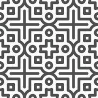 Abstract seamless geometric shape lines pattern vector