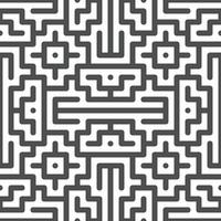 Abstract seamless geometric shape lines pattern 10 vector