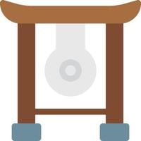 gong vector illustration on a background.Premium quality symbols.vector icons for concept and graphic design.