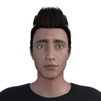 Ausdruck Gesicht Geste 3D-Rendering png