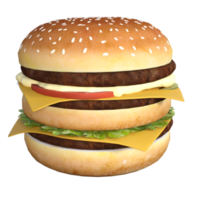 modelo 3d de comida rápida png