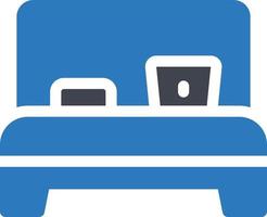 bed vector illustration on a background.Premium quality symbols.vector icons for concept and graphic design.