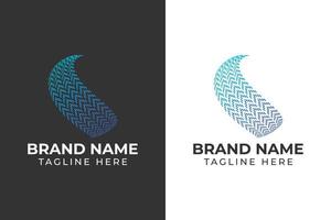 logo gradient globe arrow tech template design