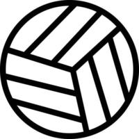 ilustración vectorial de voleibol en un fondo. símbolos de calidad premium. iconos vectoriales para concepto y diseño gráfico. vector