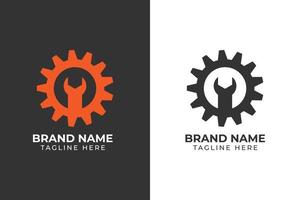 logo gear engineering template design