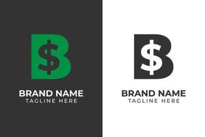 logo business finance dollar Billionaire template design vector