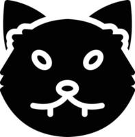 black cat vector illustration on a background.Premium quality symbols.vector icons for concept and graphic design.