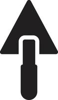 trowel vector illustration on a background.Premium quality symbols.vector icons for concept and graphic design.