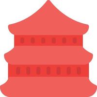 pagoda vector illustration on a background.Premium quality symbols.vector icons for concept and graphic design.