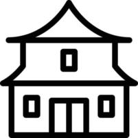monastery vector illustration on a background.Premium quality symbols.vector icons for concept and graphic design.