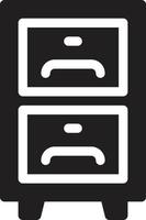 drawer vector illustration on a background.Premium quality symbols.vector icons for concept and graphic design.