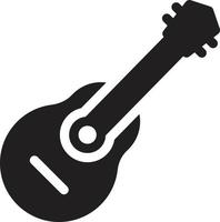 ilustración de vector de guitarra en un fondo. símbolos de calidad premium. iconos vectoriales para concepto y diseño gráfico.
