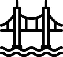 bridge vector illustration on a background.Premium quality symbols.vector icons for concept and graphic design.