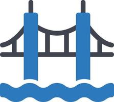 bridge vector illustration on a background.Premium quality symbols.vector icons for concept and graphic design.