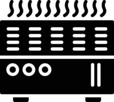 Heater Glyph Icon vector