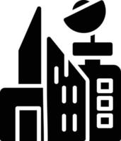 City Glyph Icon vector