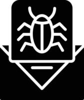 Spam Glyph Icon vector