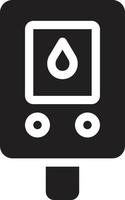 glucometer vector illustration on a background.Premium quality symbols.vector icons for concept and graphic design.