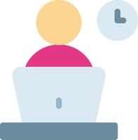 office time vector illustration on a background.Premium quality symbols.vector icons for concept and graphic design.