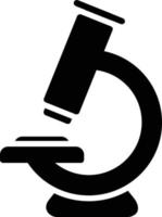 Microscope Glyph Icon vector
