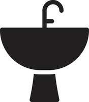 basin vector illustration on a background.Premium quality symbols.vector icons for concept and graphic design.