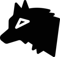 Ilustración de vector de perro en un fondo. Símbolos de calidad premium. Iconos vectoriales para concepto y diseño gráfico.