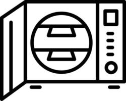 Autoclave Line Icon vector