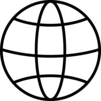 World Line Icon vector