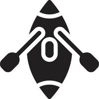 canoe vector illustration on a background.Premium quality symbols.vector icons for concept and graphic design.