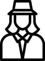 archeologist vector illustration on a background.Premium quality symbols.vector icons for concept and graphic design.