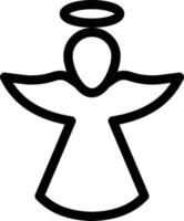 ilustración de vector de ángel en un fondo. símbolos de calidad premium. iconos vectoriales para concepto y diseño gráfico.