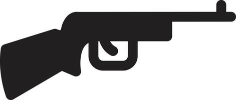 ilustración de vector de pistola en un fondo. símbolos de calidad premium. iconos vectoriales para concepto y diseño gráfico.